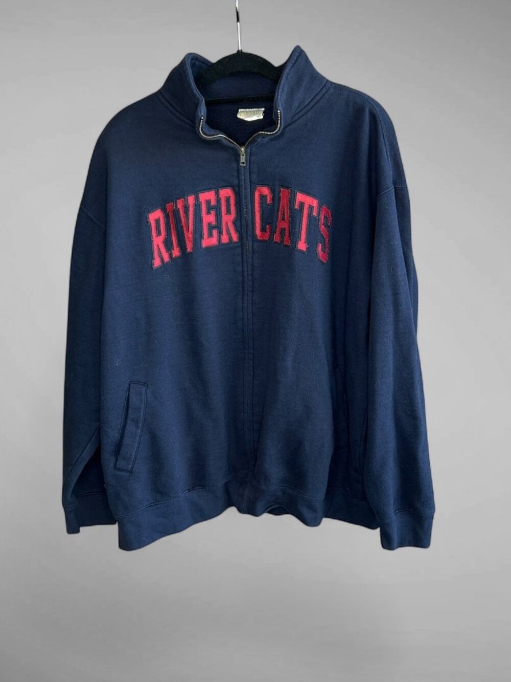 Sacramento River Cats Full Zip Sweatshirt MV Sports Size XXL